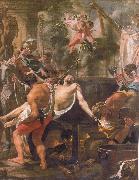 Brun, Charles Le The Martyrdom of st john the evangelist at the porta Latina USA oil painting reproduction